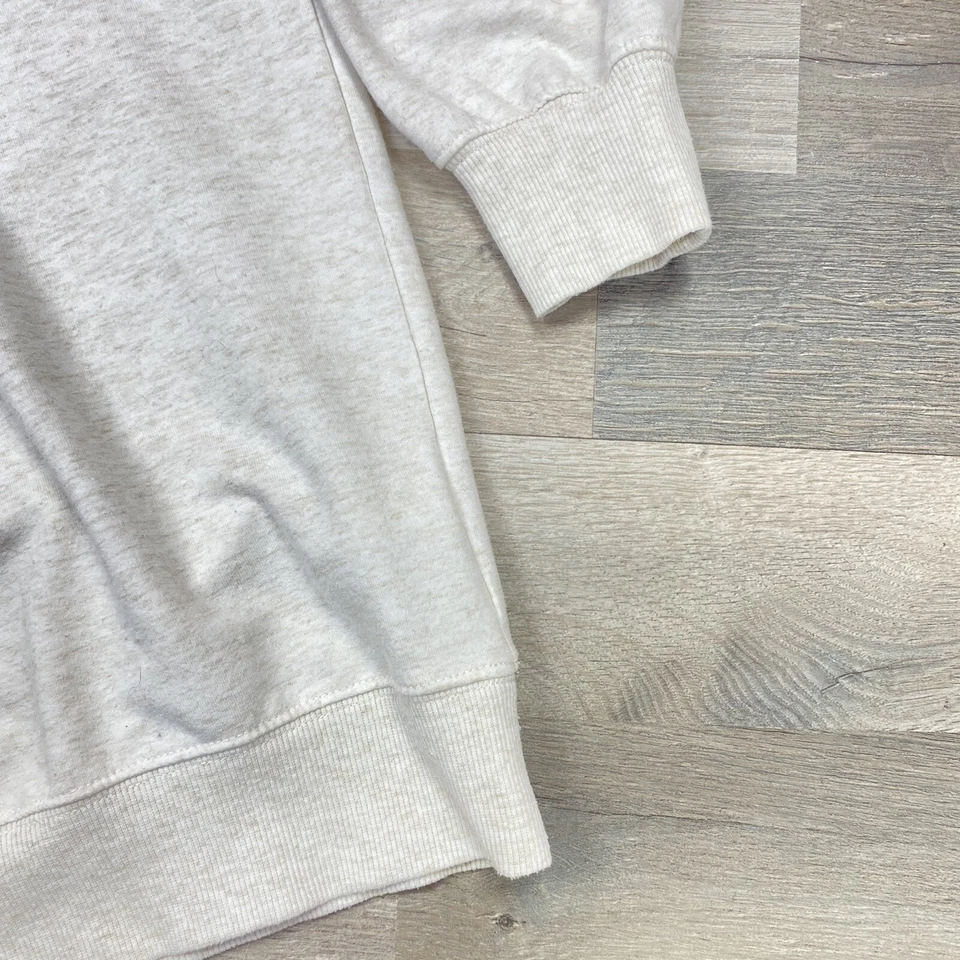 Wildfox 毛衣女式 XL 奶油粉色猎豹吻嘴唇超大运动衫 — 第 4/4 张图片