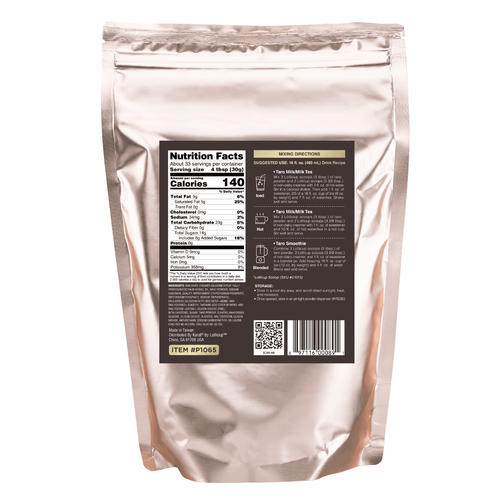 Tea Zone Taro Powder/Taro Tea Powder (2.2 lbs, P1065) for Taro Milk Tea-Taiwan - Picture 6 of 6