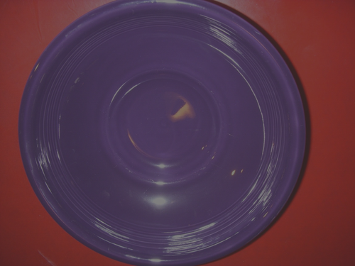 Fiesta Large Serving Bowl 9 3/4" Diameter Eggplant - Picture 4 of 6