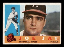 Joe Jay 1960 Topps #266 Milwaukee Braves GD-VG