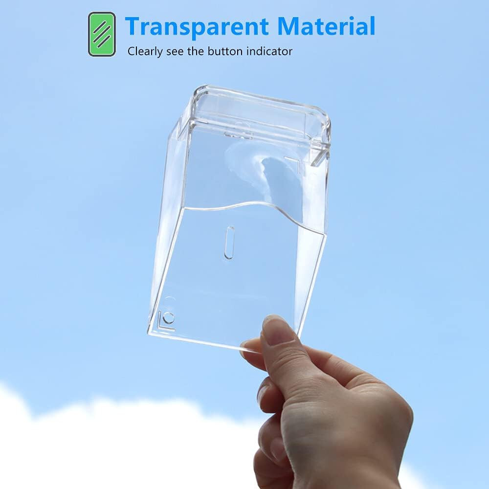 Waterproof Doorbell Cover, Transparent Rainproof Doorbell Protector Cover
