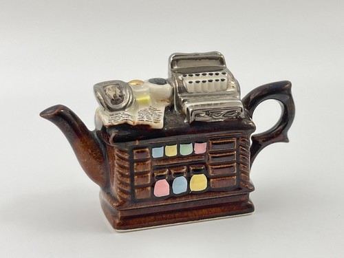Paul Cardew Miniature Teapot England Tea Time Victorian Doll House Decor Tea Pot - Picture 1 of 5