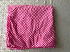 Pottery Barn Kids, Mini Dot Bright Pink Duvet Cover, Full / Queen