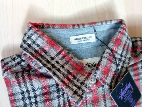 neu Stussy Deluxe Herren Overshirt Hemd Wolle small S kariert shirt - Bild 6 von 13