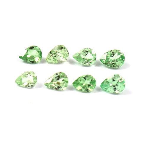 Top Quality Natural Faceted Tsavorite 21 Piece Gemstone Lot, 4x3 MM 2.95 Ct #186 - Picture 7 of 9