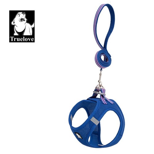 Puppy Dog Stepin Harness with Lead Truelove Pink Red Orange Blue Purple XS S M L - Picture 18 of 38