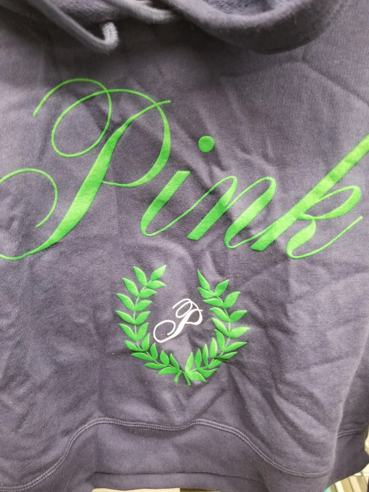 UNDERCOVER Felpa con cappuccio Victoria's Secret 11234614 in pile di tutti i giorni taglia L Navy di mezzanotte