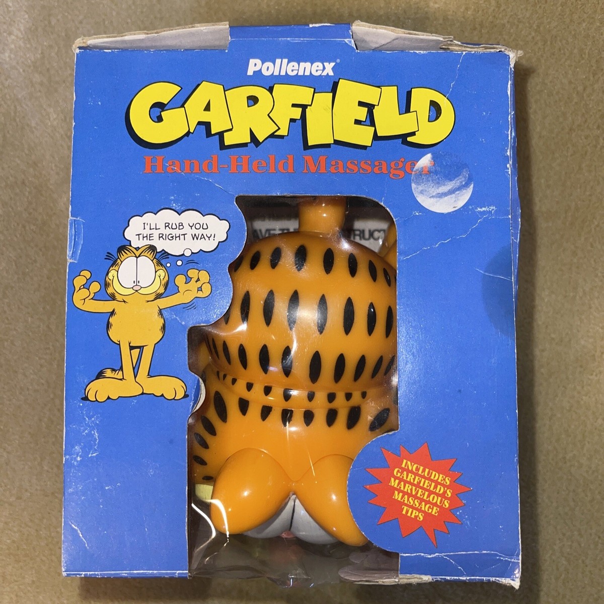 Gorgeous Collectible and Vintage Garfield Massager Hand Held