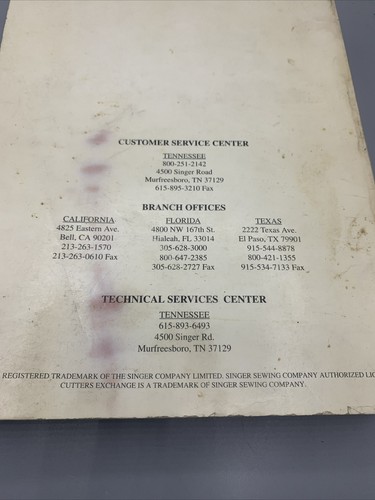 988 Page Singer Cutters Exchange Sewing Machine & Supplies Catalog - Picture 5 of 24