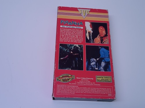 Piranha - Der Fluß des Todes 1972 VHS German PAL Video Pappschuber William Smith - Bild 2 von 6