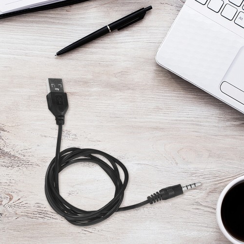 2Pcs USB-auf-3,5-mm-Ladekabel Klinken-Audio-Adapter Stromkabel Audiokabel - 第 11/12 張圖片
