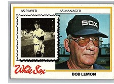 1978 Topps Baseball Card Single - #574 Bob Lemon