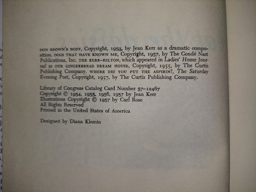 PLEASE DON'T EAT THE DAISIES Jean Kerr ILLUS. Carl Rose Hardcover DJ 1957 - Picture 11 of 14