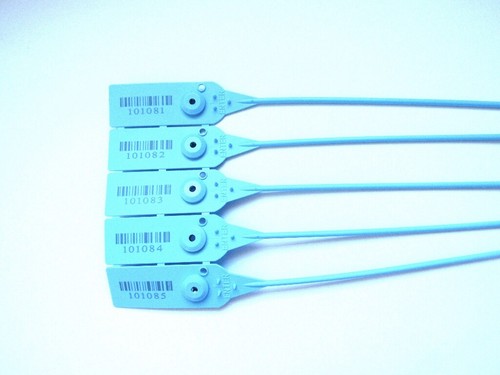 Plastic Seal Pull-Tight HD 19" Long, 500 Pcs, Elegant Blue color ,Heavy Duty - Picture 5 of 11