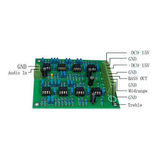 Preamp NE5532 Op Can Adjust/Customized Three-Frequency Divider Crossover DIT Kit - Picture 2 of 6