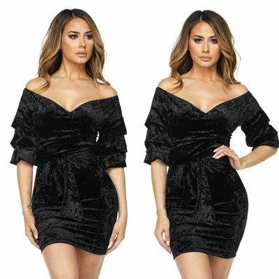 sexy velvet dress