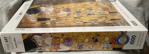 Puzzle 1000 Pezzi Il Bacio di Gustav Klimt Collezione Belle Arti NUOVO - Foto 6 di 6