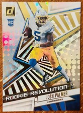 2021 PANINI DONRUSS JOSH PALMER ROOKIE REVOLUTION RC #REV-JPA NM+ LA CHARGERS