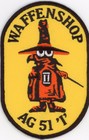 PATCH  F-4 PHANTOM GERMANY LUFTWAFFE AG-51 RECCE WAFFENSHOP IRON ON PARCHE