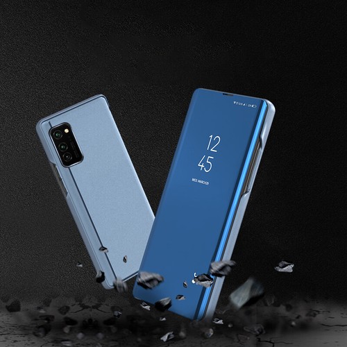 For Samsung Galaxy Phone Luxury Clear View Mirror Leather Flip Stand Case Cover - Picture 7 of 18