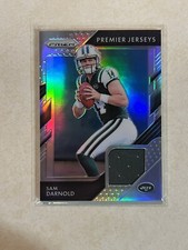 Sam Darnold 2018 Prizm Premier Jerseys Silver Patch RC Rookie Minnesota Vikings