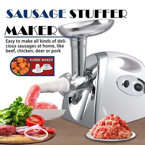 110V Electric Meat Grinder & Sausage Maker - Multifunctional Kitchen Mincer - Picture 5 of 19