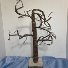 Halloween Tree 15 Posable Branches - Lights On End Of Branches- Batteries Req.