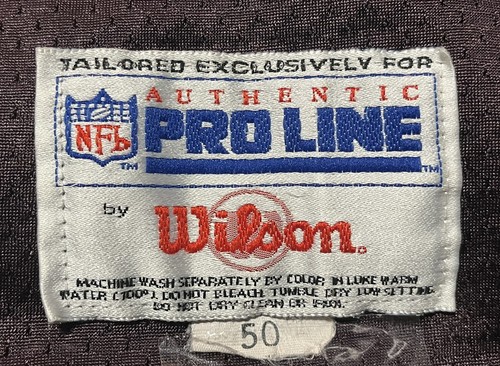 1995 AUTHENTIC WILSON CLEVELAND BROWNS ANDRE RISON JERSEY 50 - Picture 4 of 22