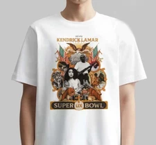 Kendrick Lamar Super Bowl LIX Rapper Rap Music Unisex T-Shirt S-5XL Multicolor