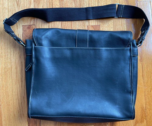 Negro Laptop Bolso Mensajero Maletín Bolso Kenneth Cole Reacción Hebilla Up - Imagen 6 de 23