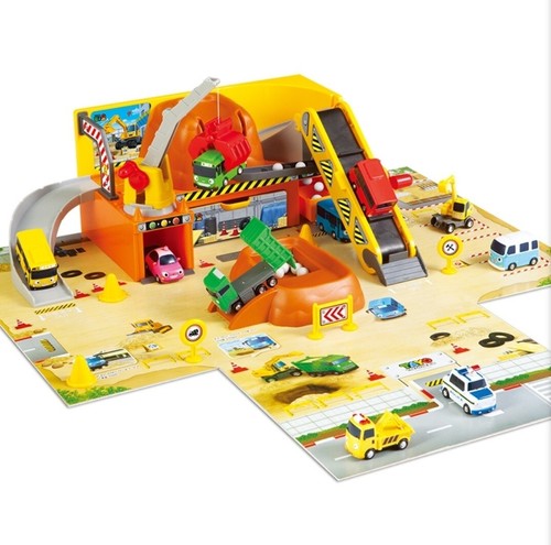 TAYO Little Bus "Heavy Equipment Play Set" Construction Site Play TAYO PLAY TOY - Picture 2 of 4