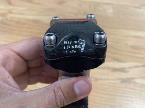 FSA OS 115 ALLOY STEM 90mm /6 deg rise 31.8 BLACK USED - Picture 6 of 8