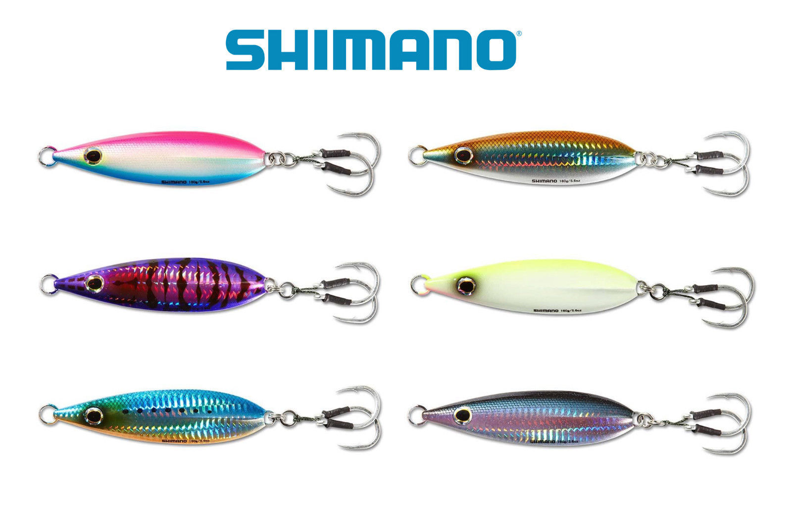 6 Pack Shimano Flat Fall Jigs-- Get All 6 kleurs-- Pick afmeting--Gratis Shipping 6 Pack Shimano Flat Fall Jigs-- Get All 6 kleurs-- Pick afmeting--Gratis Shipping