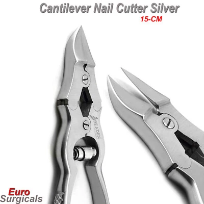 BEADEN® INSTRUMENTS / MEDSPO Cantilever Nail Cutter Clipper Nipper Heavy Duty for Extra Thick Toe Nails