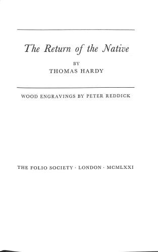 The Return of the Native - Hardy, Thomas. - Picture 2 of 12