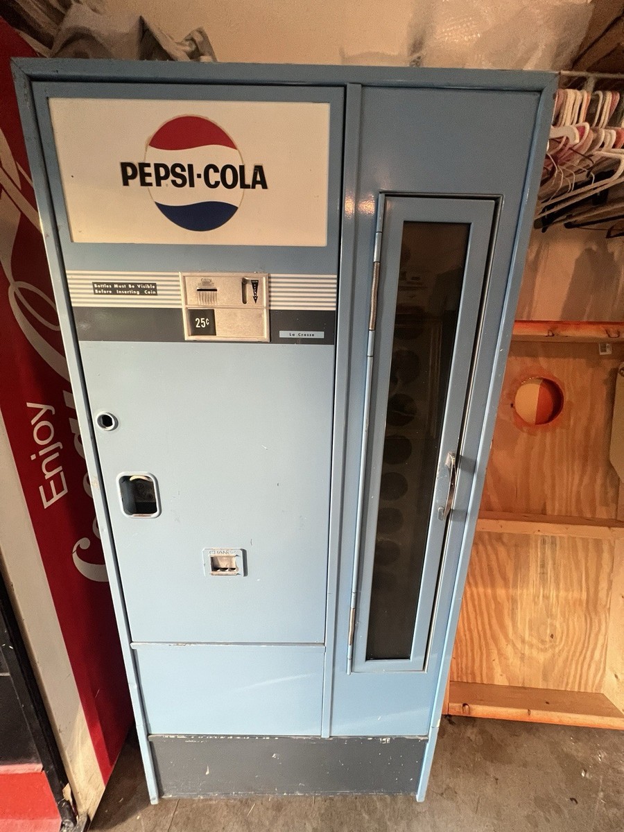 Vintage Pepsi-Cola Vending Machine Fully Functional – 1960s