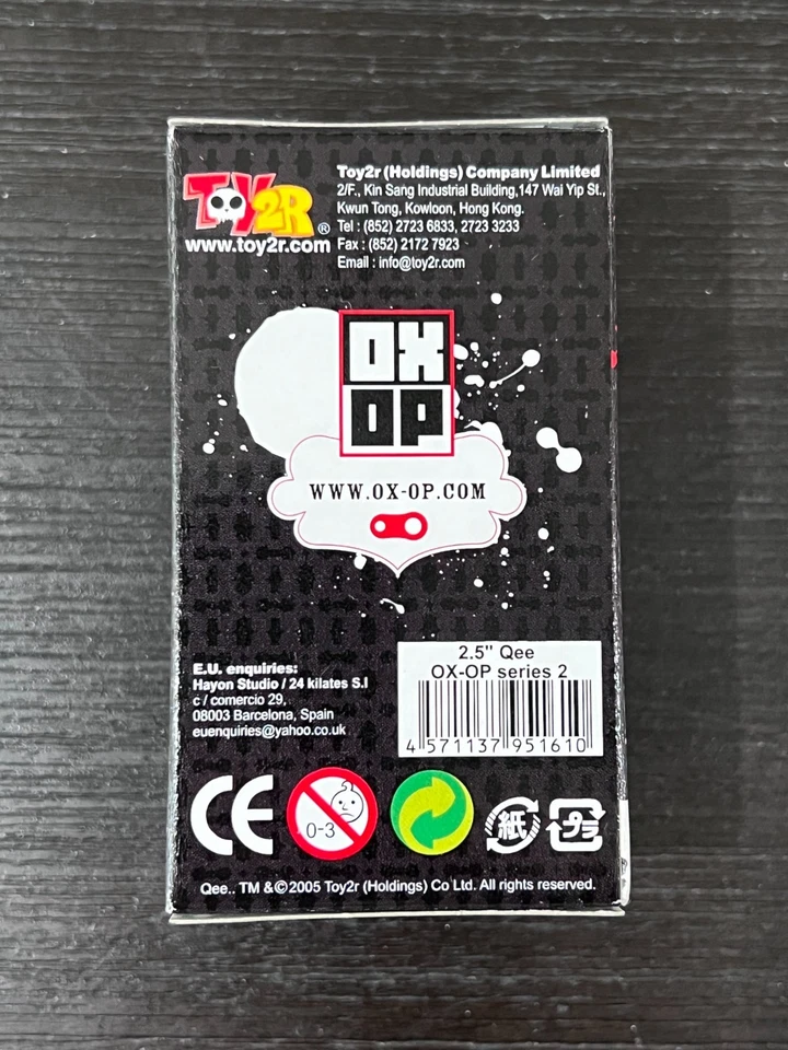 Toy2R Qee OX OP Serie 2 Buffmonster Llavero Figura Vinilo 2005 Autografiado Sin usar, en caja sellada Foto 3 de 4