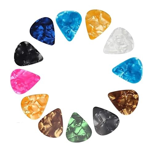 Juego de 12 selecciones de guitarra de 4 tipos 0,02 pulgadas (0,46 mm) 0,03 pulgadas (0,71 mm) - Imagen 1 de 6