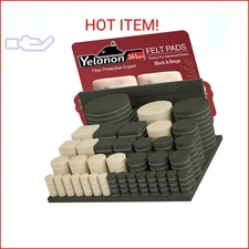 Yelanon Felt Furniture Pads for Hardwood Floors -261 Pcs Premium Floor Protector