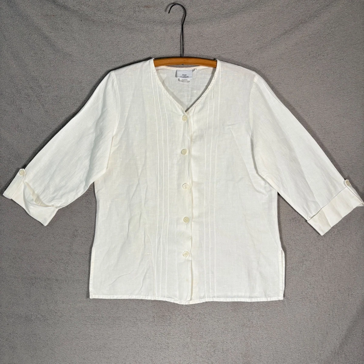 Chemise Uniqlo en lin bleu | Nos coups de coeur