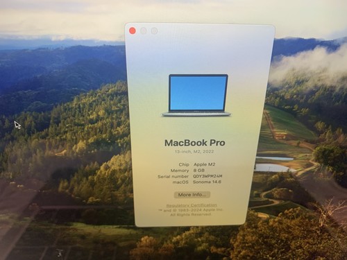 Apple Macbook Pro 13.3-inch ( 10GPU, Gray) 3.5Ghz 8-Core M2 (2022)  MNEHLL/A - Picture 6 of 12