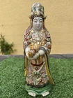 SUPERB 19thC JAPANESE PORCELAIN GODDESS FIGURE WITH INTRICATE DETAILING c1880s