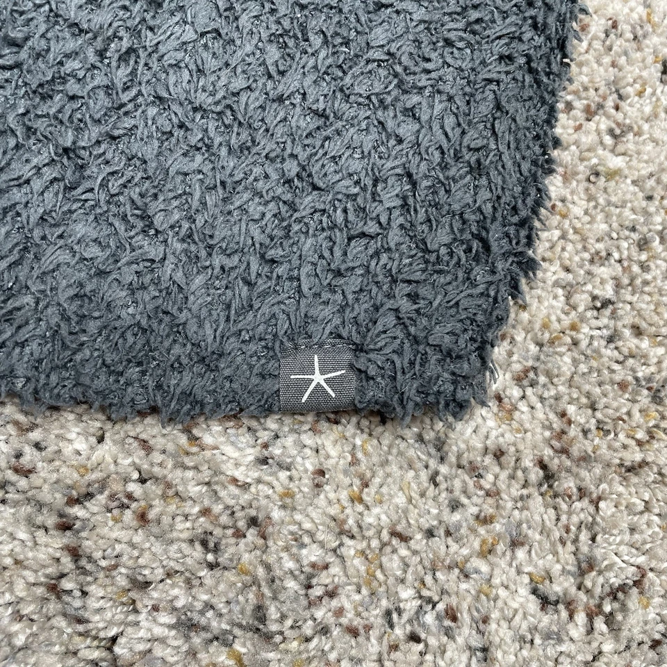 Suéter acanalado Barefoot Dreams Pet CozyChic para perro azul pizarra gris pequeño S Foto 3 de 4