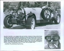 1981 Actor Tad Swift Los Angeles Producer Replica 1927 Bugatti Race 8X10 Photo