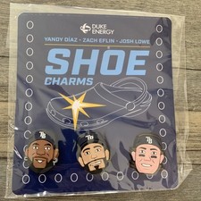 MLB Tampa Bay Rays Yandy Diaz Zach Eflin Josh  Lowe Charms For Crocs Shoe Charms