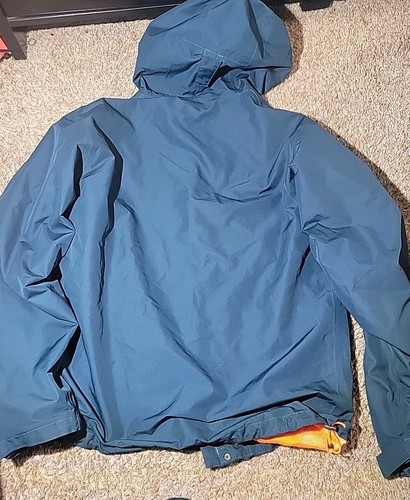Helly Hansen Seven J Rain Jacket Men’s LG Dark Creek Zip Up Hooded Waterproof - Picture 5 of 5