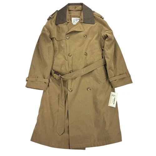 London Fog Mens Classic Fit Iconic Belted Trench Coat British Khaki 40R - product listing photo