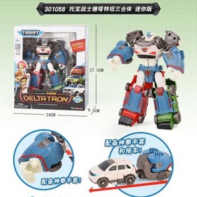 Tobot DELTATRON 3-Part Integration Transforming Car Robot Action Figure Toy Gift