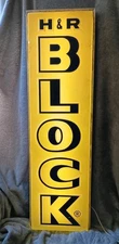 H&R BLOCK SIGN