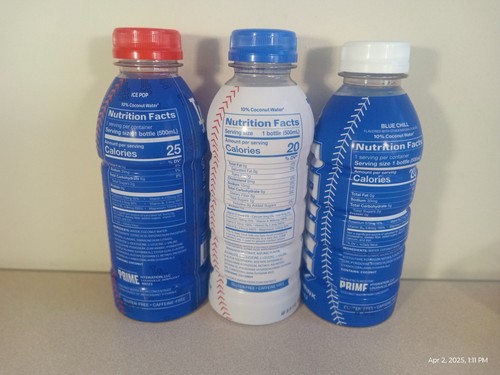 LA Dodgers Prime Hydration Lot of 3 NEW Collectors Bundle - Picture 2 of 5